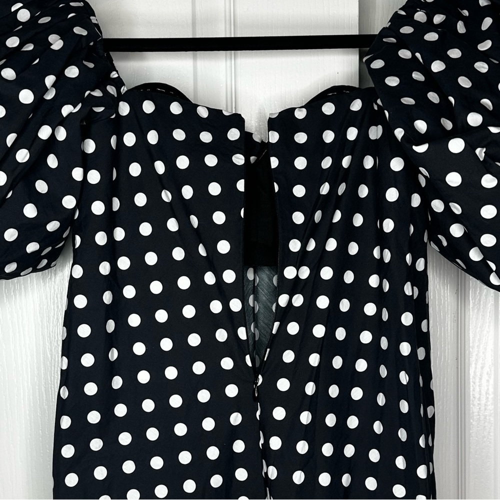 Caroline Constas Reyna Polka Dot Maxi Dress Size XS NWT - Picture 7 of 13